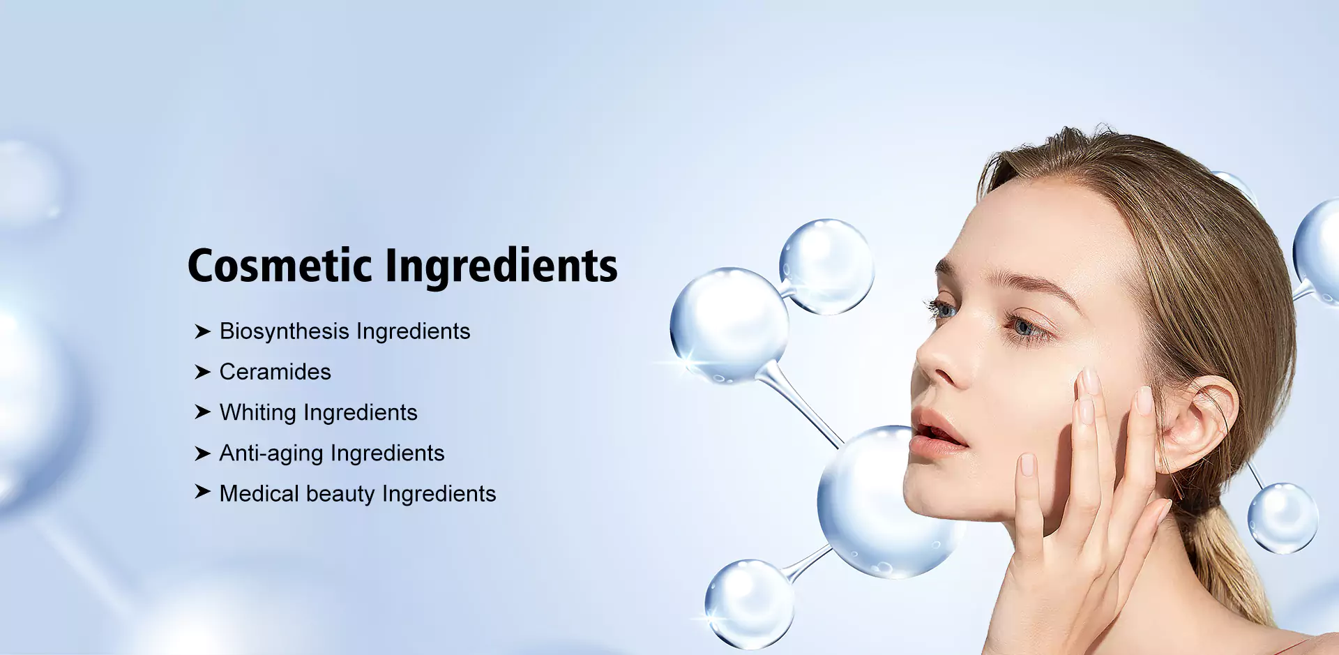 Produttore e fornitore di ingredienti cosmetici